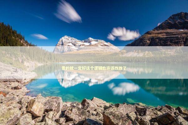 贵的就一定好这个逻辑也许该改改了 时尚用品